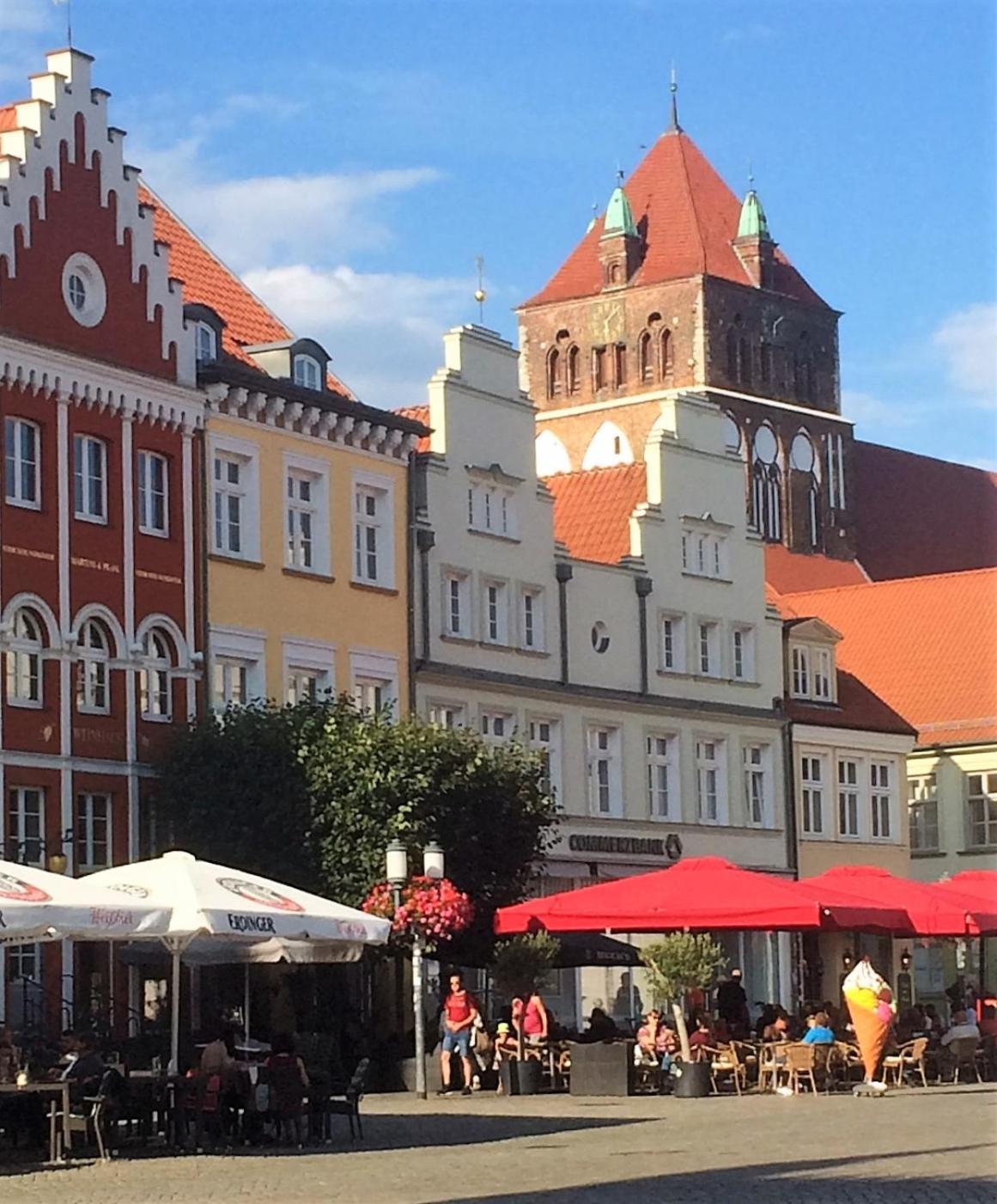 Pension Bach Greifswald Buitenkant foto